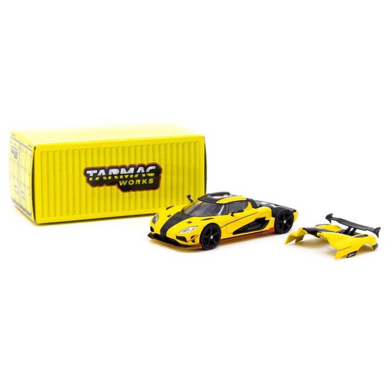 Miniatura - 1:64 - Koenigsegg Agera RS Amarelo - Tarmac Works